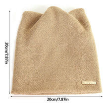 Load image into Gallery viewer, Clearance Promotion 2PCS Fashion Winter Warm Beanie Knitted Hat Cat Ears Girl Women Wooly Ladies Cap Random Color