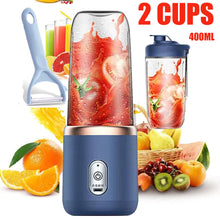 Load image into Gallery viewer, Electric Juice Maker Portable Blender Smoothie Mini Juicer Fruit Machine 400ml