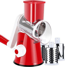 Load image into Gallery viewer, 3-in-1 Rotary Food Slicer Chopper Cheese Grater Fruit Vegetable Shredder Cutter