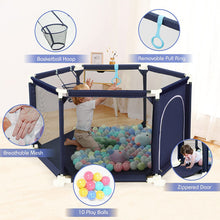 Load image into Gallery viewer, Large Baby Playpen Kids Toddlers Infant Activity Center Saftety Play Fence Yard
