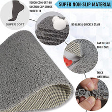 Load image into Gallery viewer, Shower Mat For Inside Shower Silk Circle Bath Mat NonSlip Anti Mould PVC BathMat-Two Size