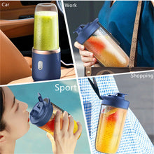 Load image into Gallery viewer, Electric Juice Maker Portable Blender Smoothie Mini Juicer Fruit Machine 400ml