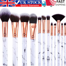 Load image into Gallery viewer, Makeup Brushes Professional 12Pcs Marble Make Up Brushes Set