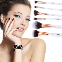 Load image into Gallery viewer, Makeup Brushes Professional 12Pcs Marble Make Up Brushes Set