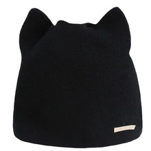 Load image into Gallery viewer, Clearance Promotion 2PCS Fashion Winter Warm Beanie Knitted Hat Cat Ears Girl Women Wooly Ladies Cap Random Color
