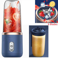 Load image into Gallery viewer, Electric Juice Maker Portable Blender Smoothie Mini Juicer Fruit Machine 400ml
