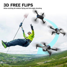 Load image into Gallery viewer, Drone X Pro HD Selfie Camera WIFI FPV  3 Batteries Foldable RC Quadcopter
